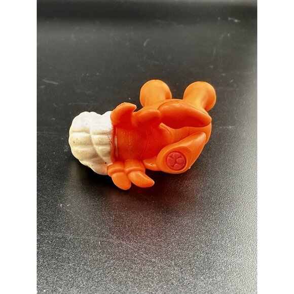 Littlest Pet Shop 188 Hermit Crab LPS Authentic Orange Teal Eyes Pet Pairs G1 - Picture 5 of 7